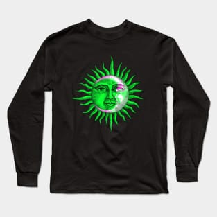 Eclipse Interactive Magenta&Green Filter T-Shirt By Red&Blue Long Sleeve T-Shirt